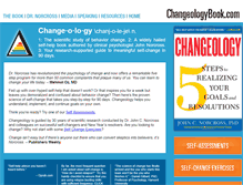 Tablet Screenshot of changeologybook.com